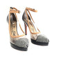 Sapato Scarpin Lanvin Transparente com Caramelo Tam. 38,5