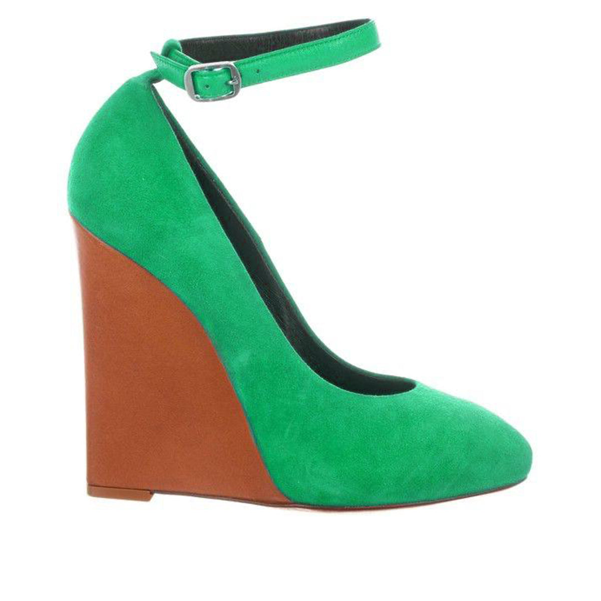 Sapato Plataforma Celine Verde Tam. 38
