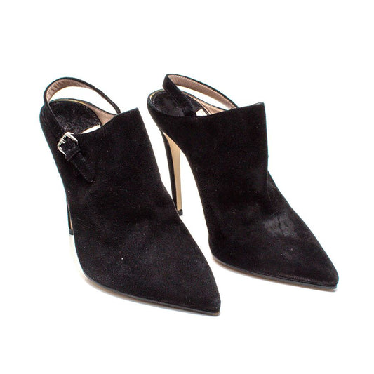 Ankle Boot Suede Miu Miu Preto Tam. 39,5