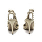 Sandalia Valentino Rockstud Creme Tam. 35