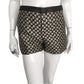 Shorts Red Valentino Preto Florido Tam. 40