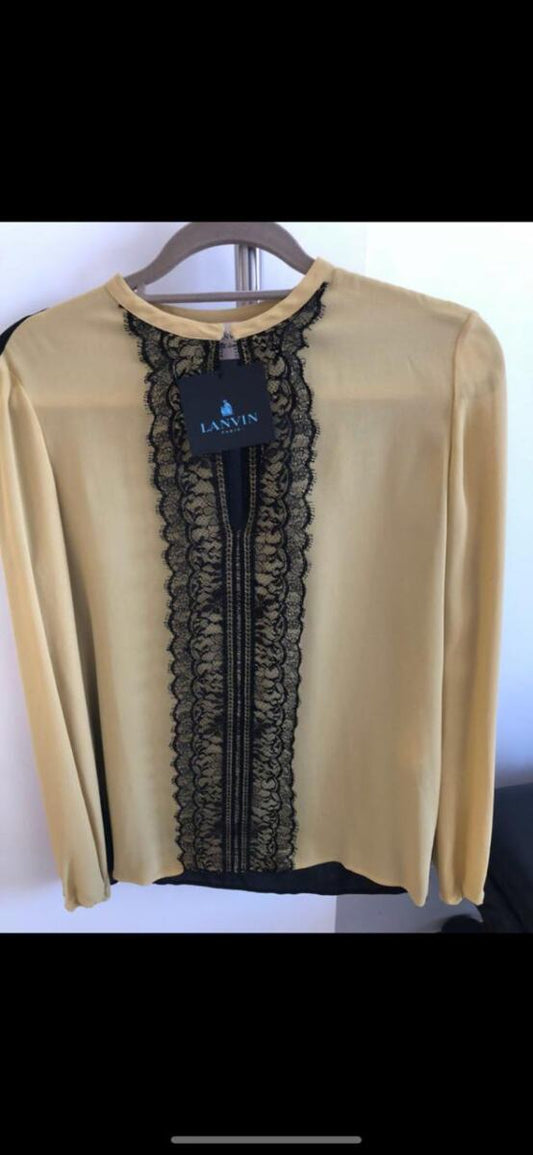 Blusa Lanvin com renda
