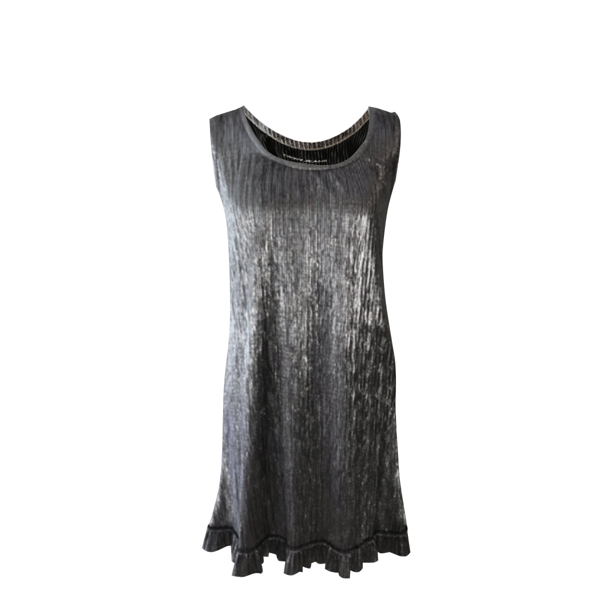 Vestido DKNY Prateado Pequeno Tam. L