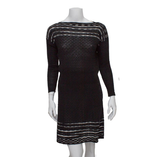 Vestido M Missoni Preto e Branco Tam. 42