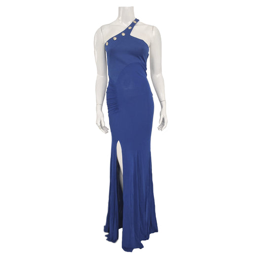Vestido Gianni Versace Azul Longo Tam. 42