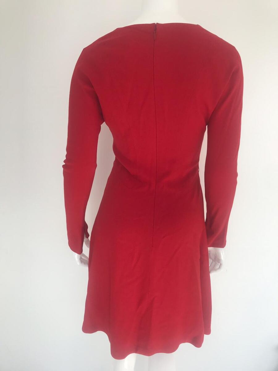 Vestido Gucci vermelho com etiqueta tam 40