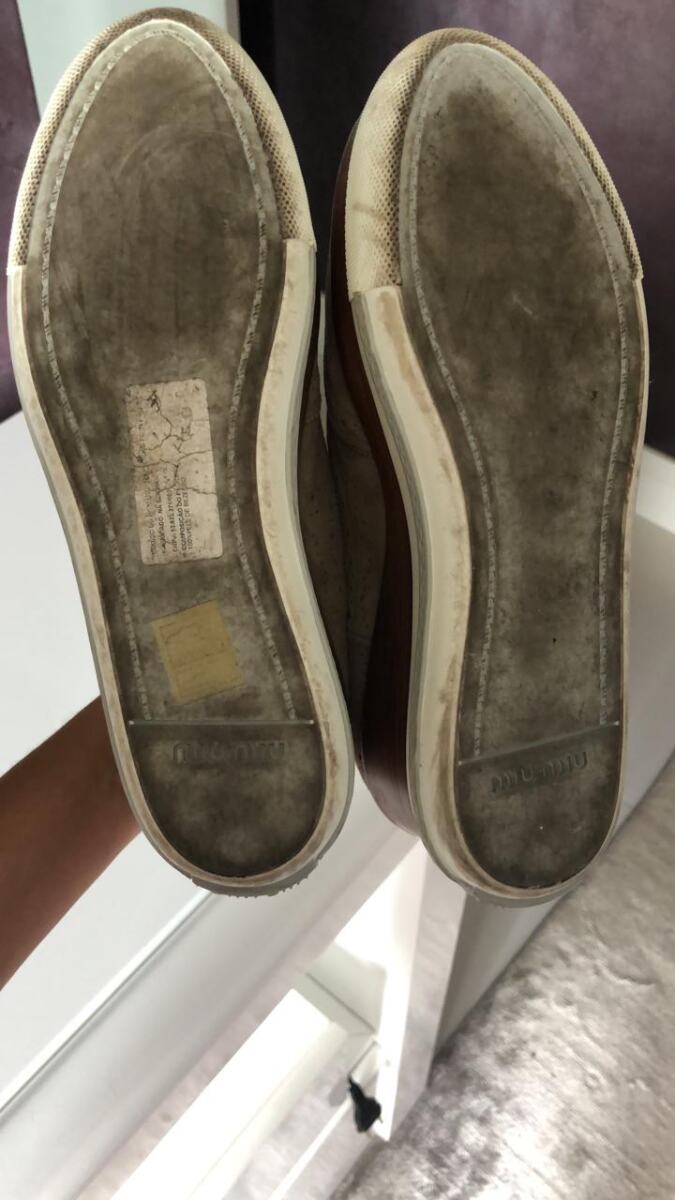 Plataforma Miu Miu 39,5 sola