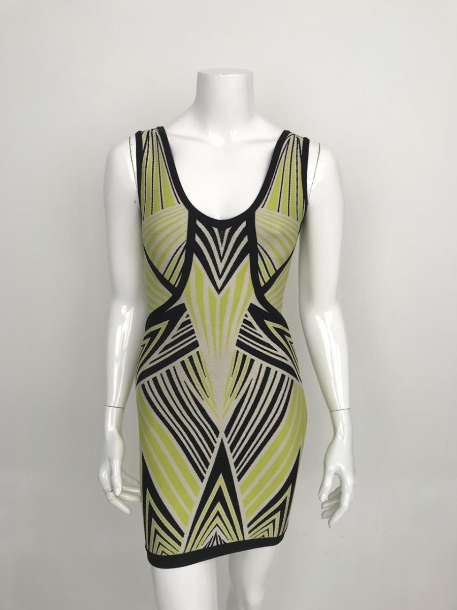 Herve Leger colorido tam XS