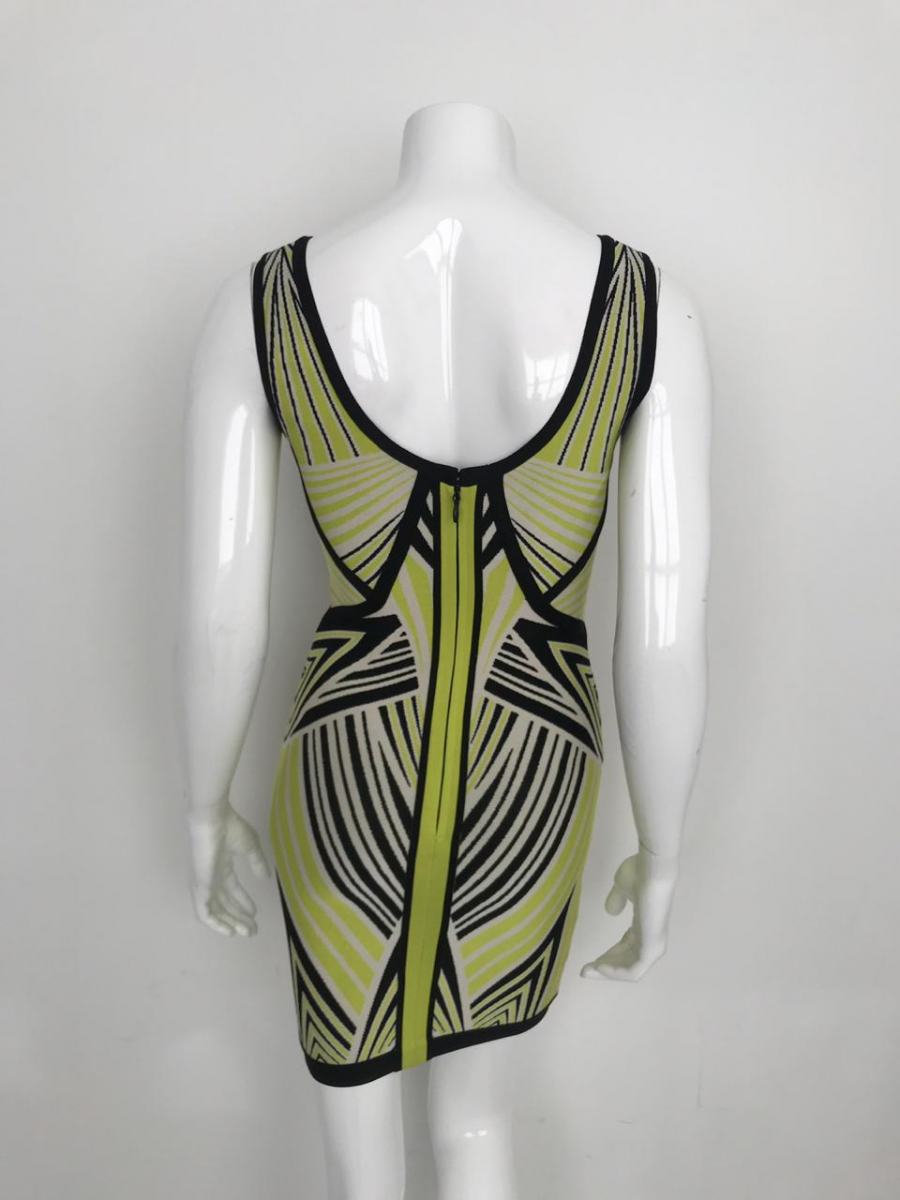 Herve Leger colorido tam XS