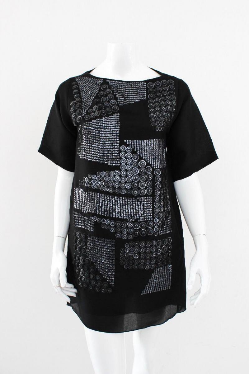 Vestido Missoni Brilhos Preto Tam 38