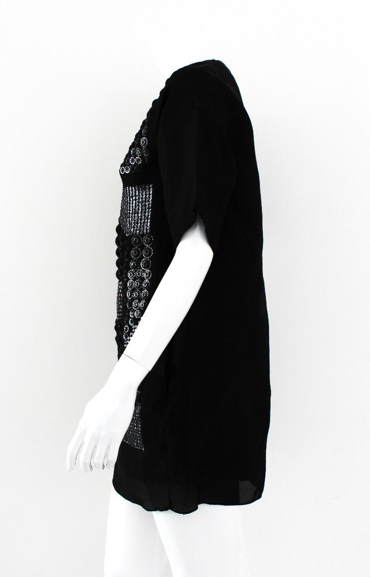 Vestido Missoni Brilhos Preto Tam 38