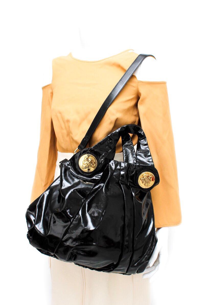 Bolsa Gucci Preta Verniz