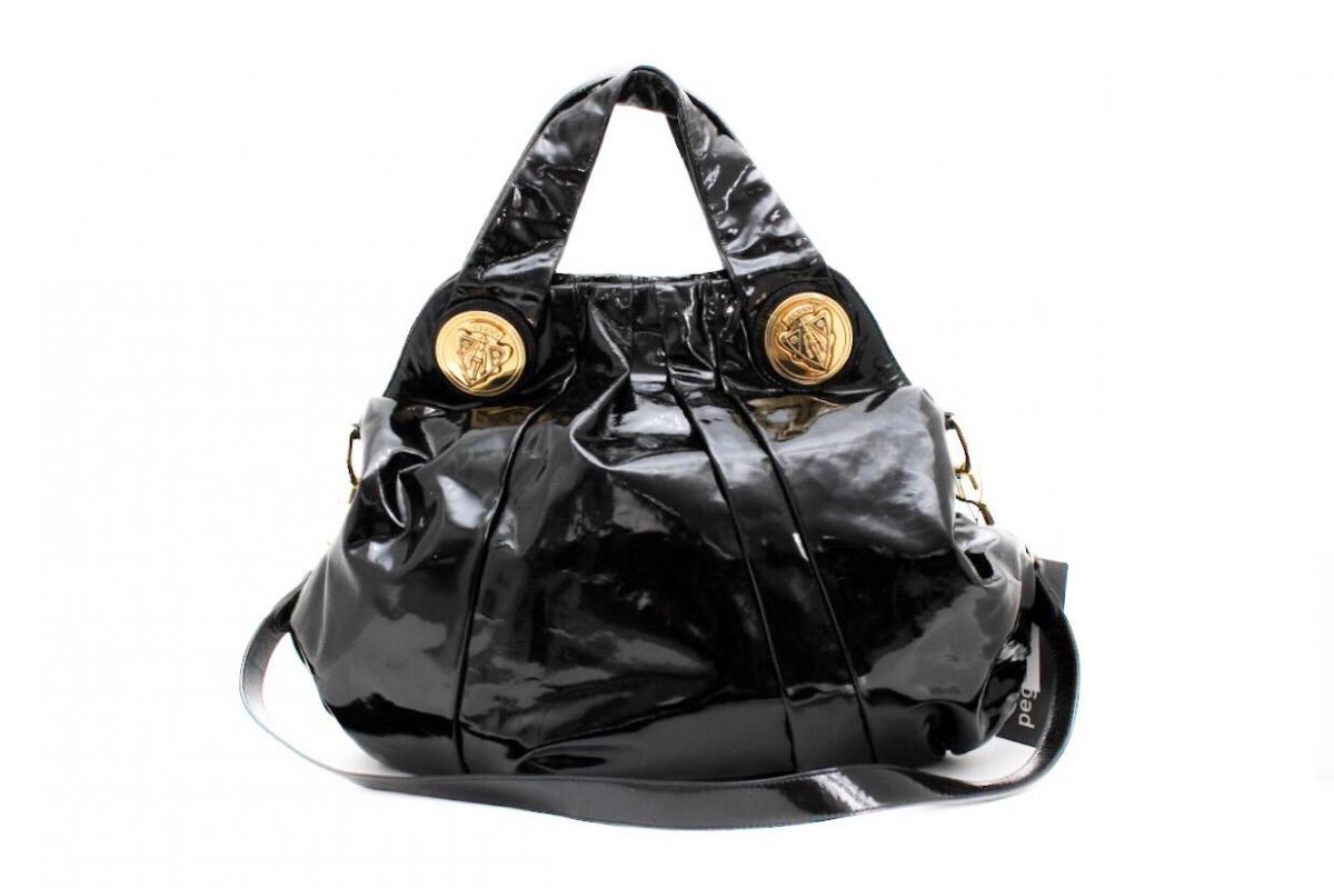 Bolsa Gucci Preta Verniz