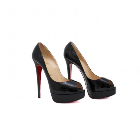 Peep toe Christian Louboutin Lady Peep Preto